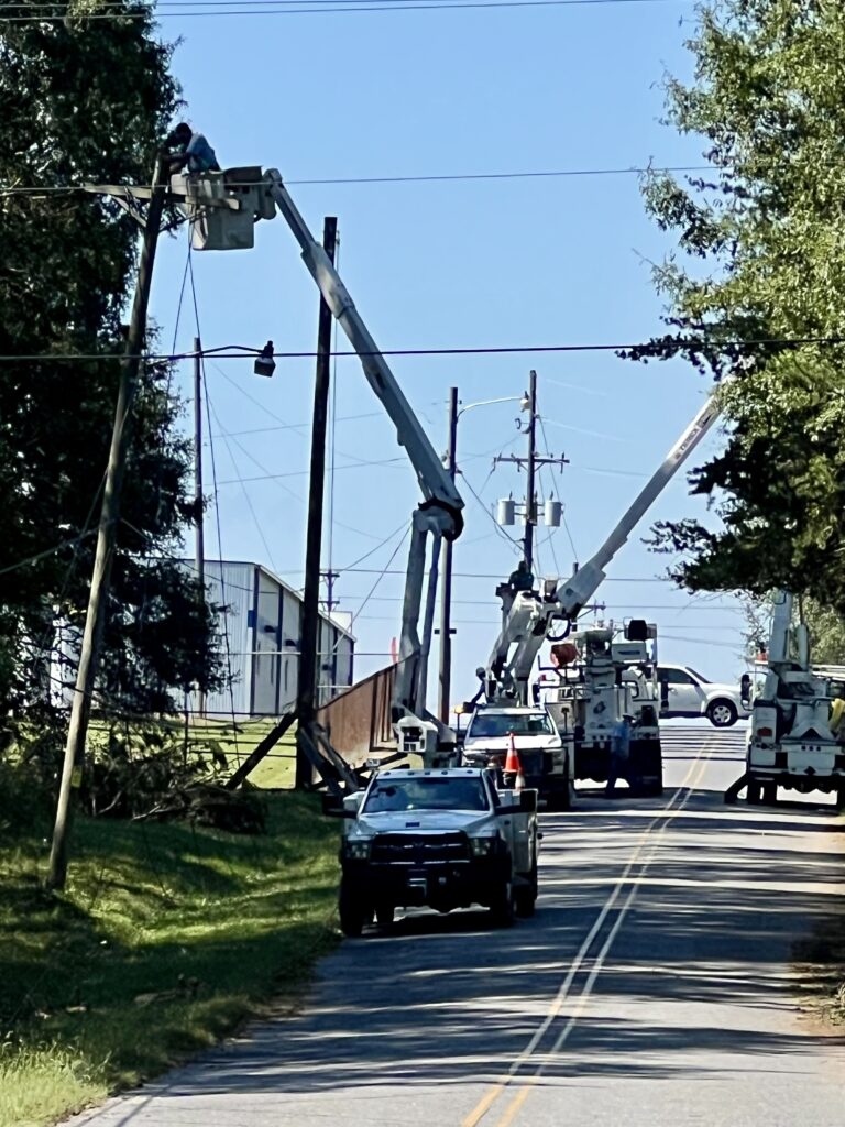 High Point Crews on West Academy St