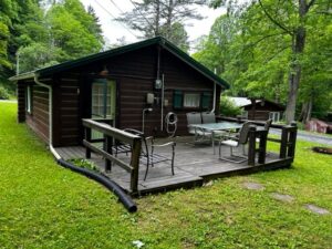 The Greg O'Hara cabin before damages caused by Hurricane Helene.