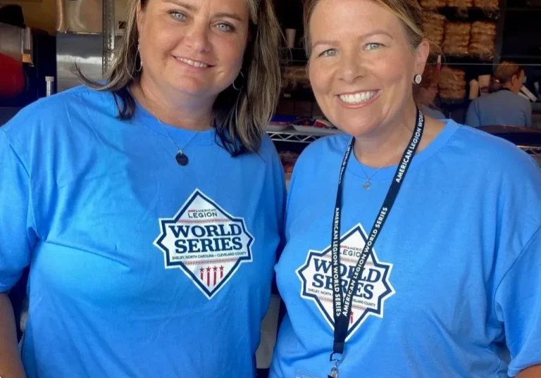 Two concession workers at the American Legion World Series.